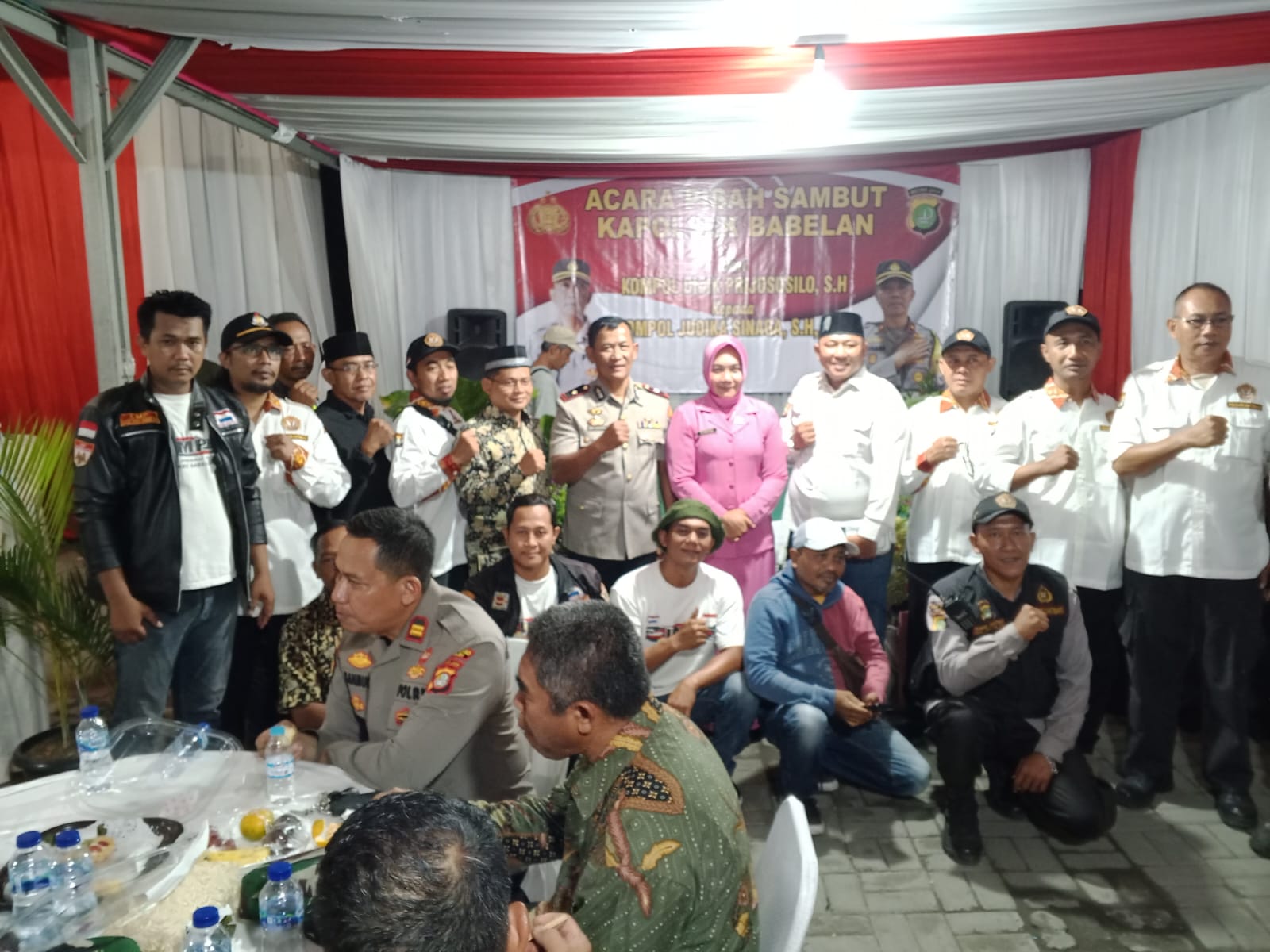 Hadiri Pisah Sambut Kapolsek Babelan, Ormas LMP Sampaikan Harapan Besar