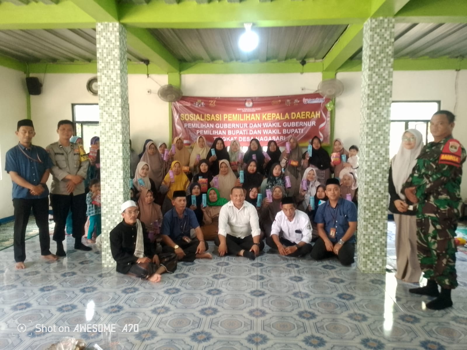 Polsek Serang Baru Gelar Cooling System ke Jamaah Ta'lim Jelang Pilkada Serentak