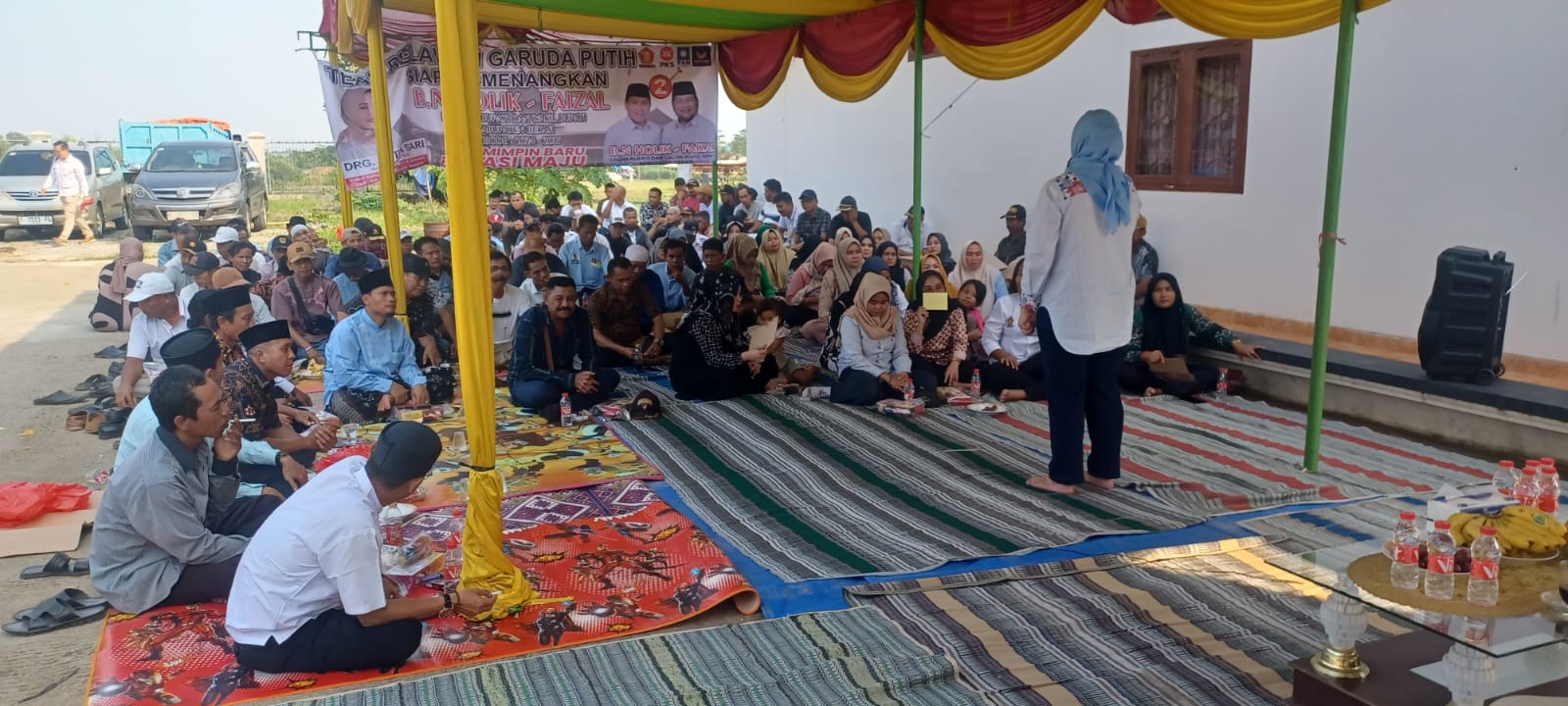 Polsek Serang Baru Lakukan Monitoring dan Pengamanan Konsolidasi Tim Sukses Pasangan Cabup-Cawabup BN Holik-Faizal