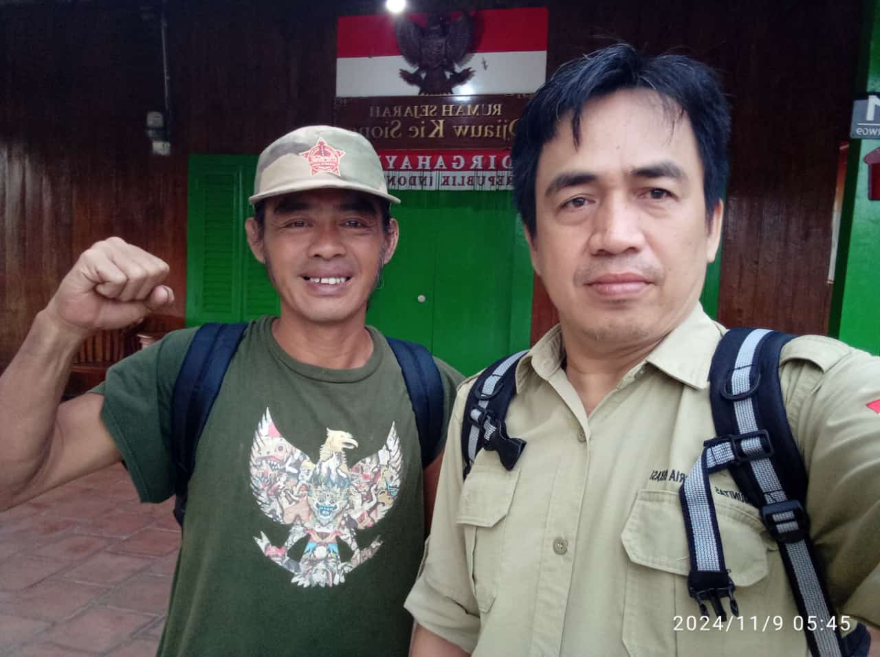 Peringati Hari Pahlawan, Dua Pegiat Sejarah Bekasi Lakukan Long March Rengasdengklok - Bekasi