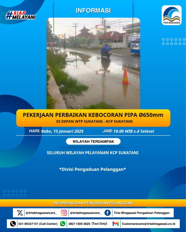 Warga Villa Kencana Cikarang Keluhkan Aliran PDAM Mati Tanpa Pemberitahuan