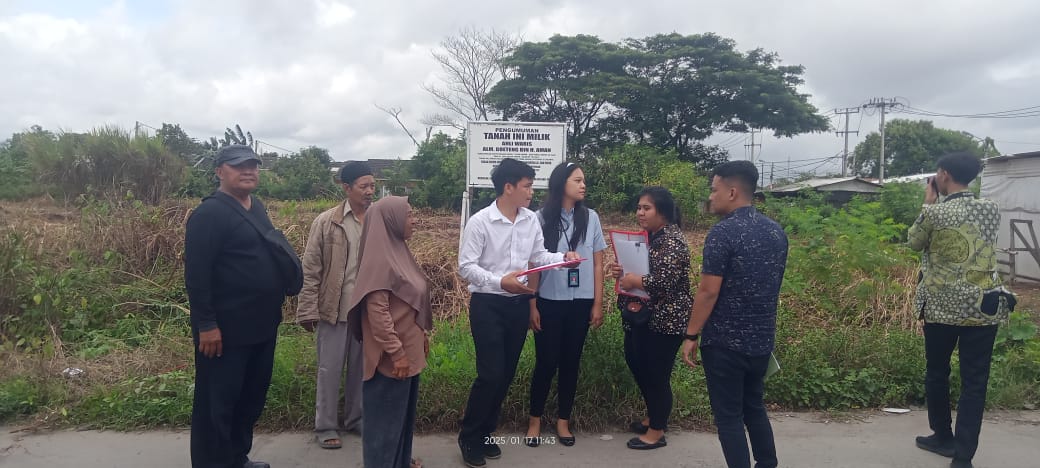 PN Bekasi Turun Ke Lokasi Sengketa Tanah Seluas 5,5 Hektar di Karang Bahagia