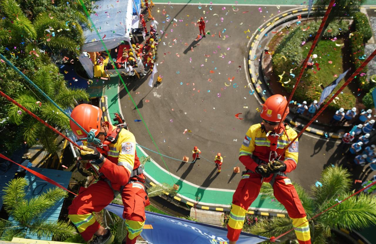 Peringati Bulan K3 Nasional 2025, PLN Nusantara Power Muara Tawar Gelar Apel Akbar