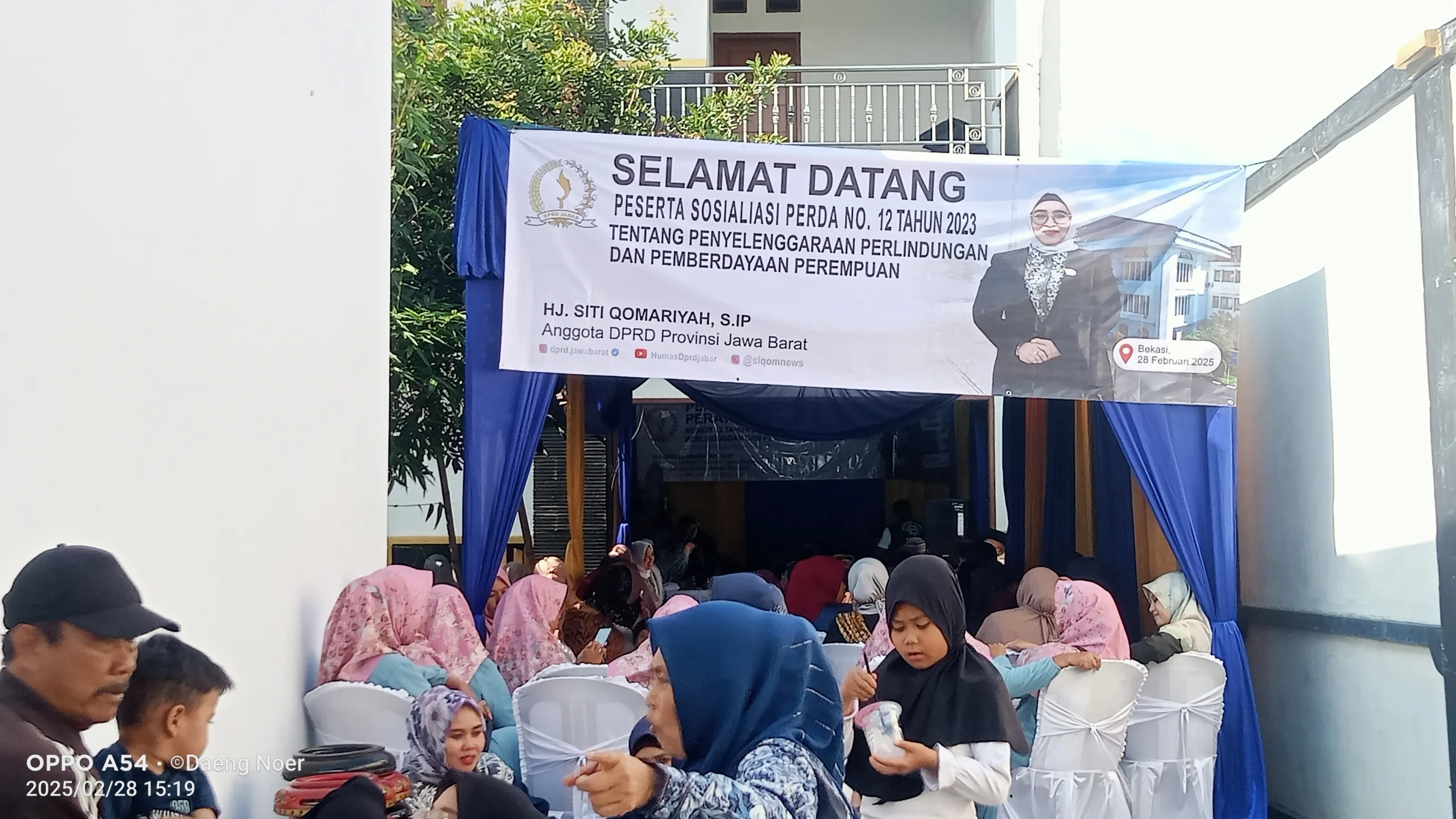 Hj. Siti Qomariyah Sosialisasikan Perda No. 12 Tahun 2023 tentang Perlindungan dan Pemberdayaan Perempuan