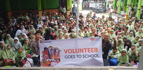 Rumah Zakat Bekasi Gelar Kegiatan Volunteer Goes to School Membangun Generasi Muda Peduli
