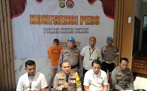 Polisi tangkap pelaku pemalakan thr di pasar induk cibitung