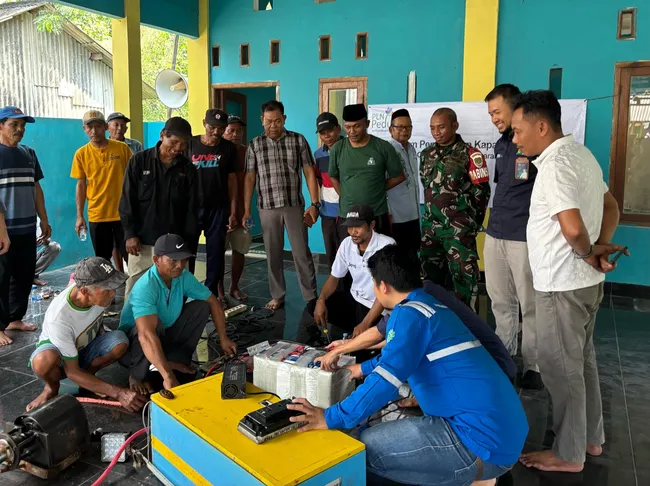 Pln np gelar pelatihan ophar mesin untuk nelayan, dukung ketahanan ekonomi pesisir bekasi