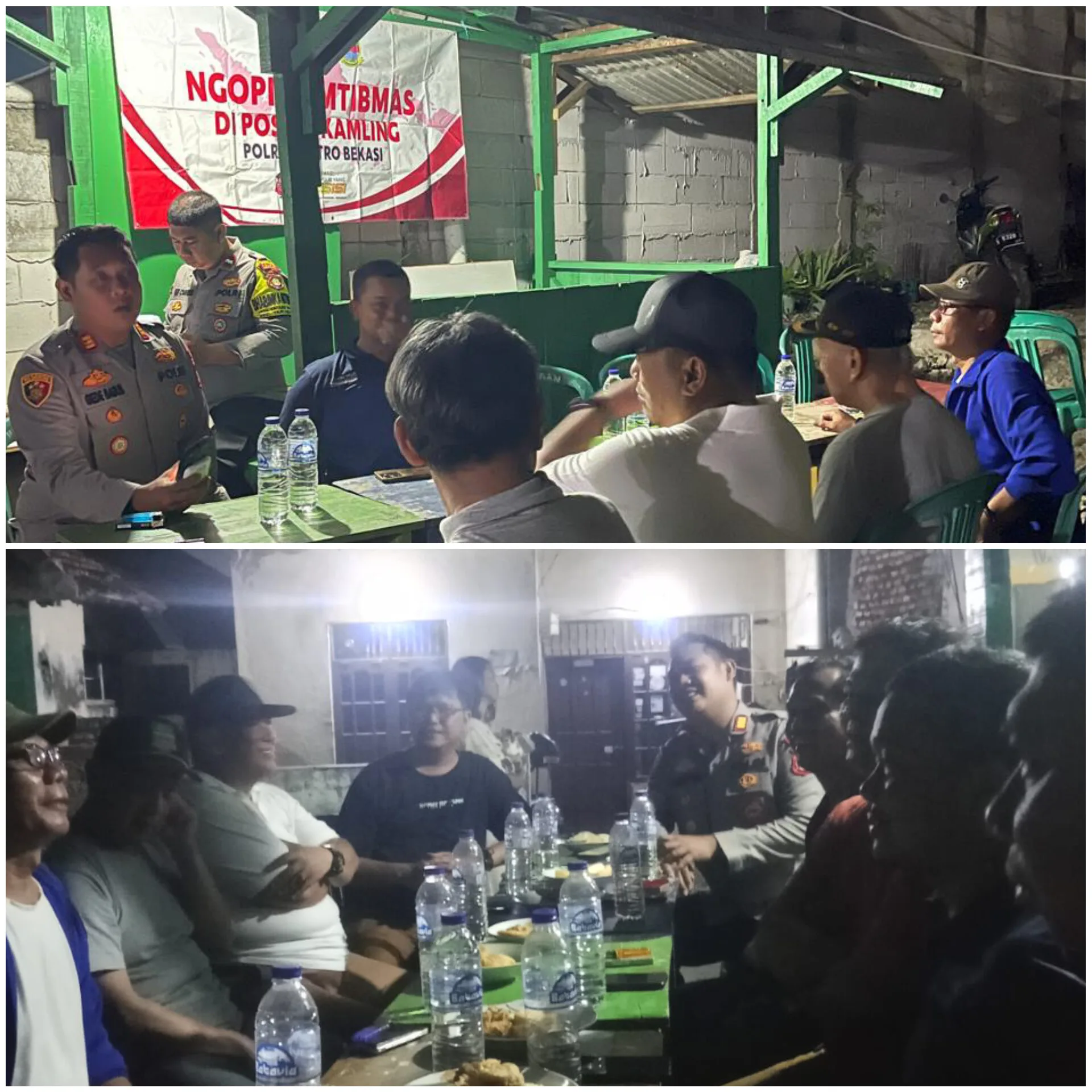 Polsek Tarumajaya Gelar Ngopi Kamtibmas di Desa Segaramakmur, Kades Nurmansyah Apresiasi Langkah Proaktif