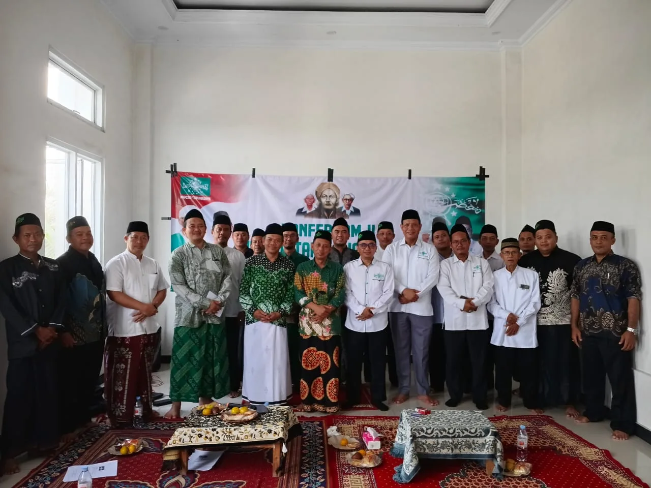 KH. Lahmudin dan Ust. Syamsurizal Terpilih Pimpin MWCNU Tarumajaya dalam Konfercam ke-2