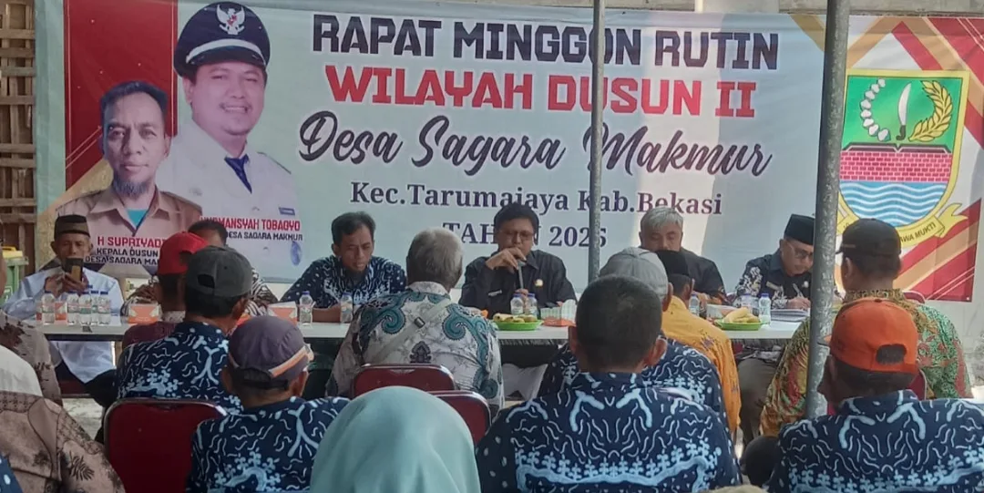 Kades Segaramakmur Gelar Rapat Minggon Keliling di Dusun II, Warga Apresiasi Kesempatan Berdialog Langsung