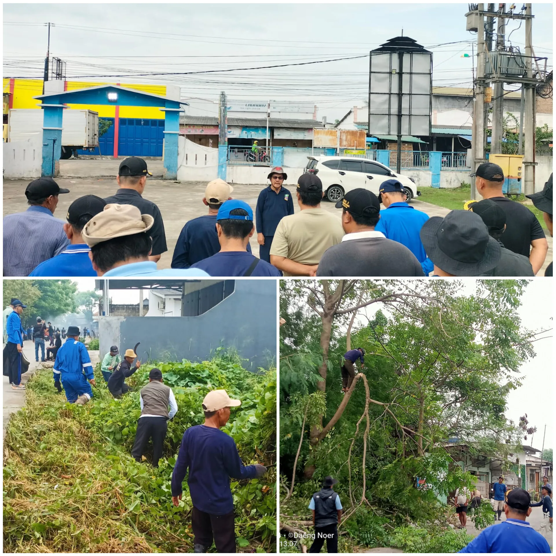 Kades Nasarudin Pimpin Gotong Royong Massal