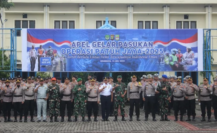Apel Gelar Pasukan Operasi Patuh Jaya 2025, TNI Siap Dukung Penuh Polri Wujudkan Kamseltibcarlantas
