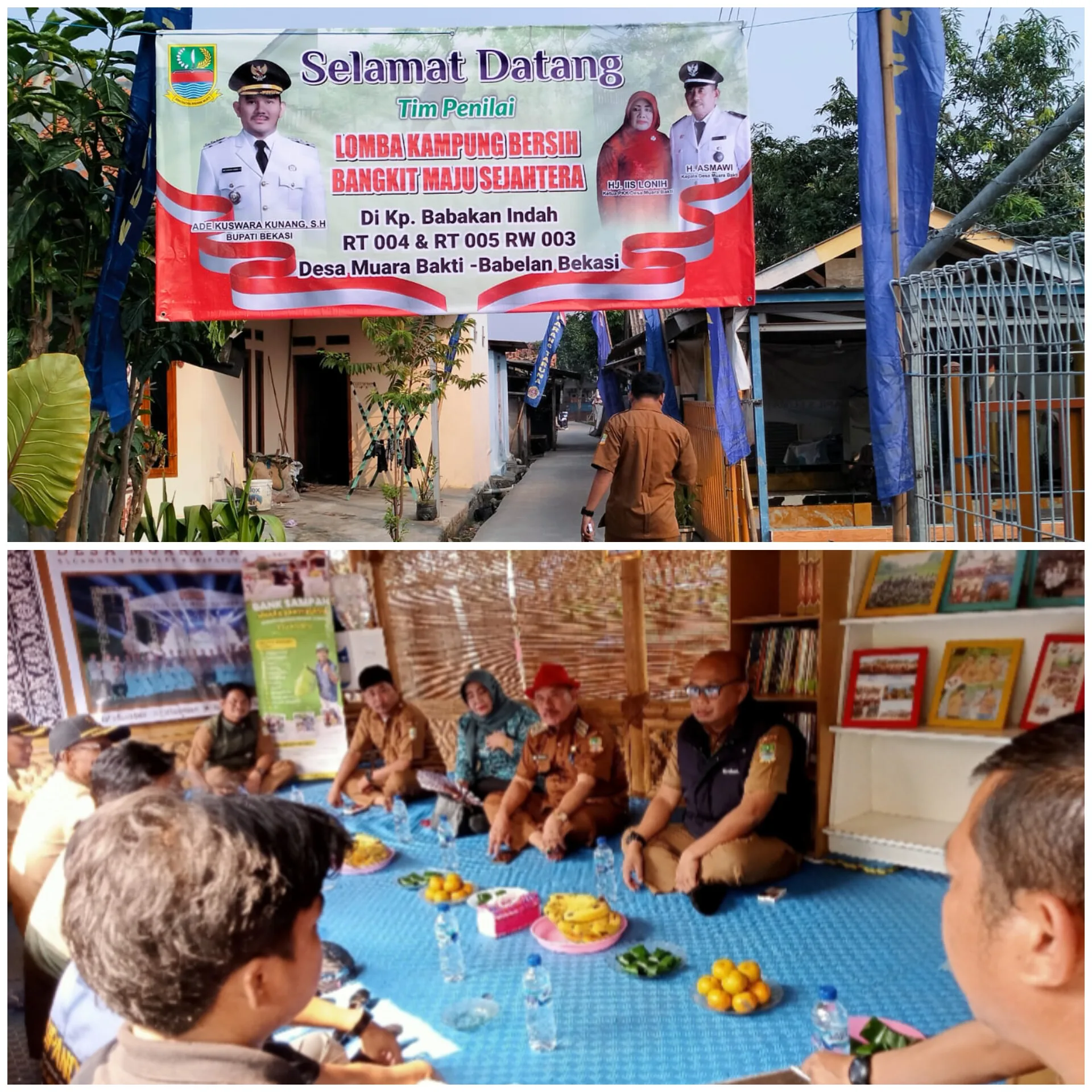 Desa Muarabakti Siap Tampil Terbaik dalam Lomba Kampung Bersih Tingkat Kecamatan Babelan