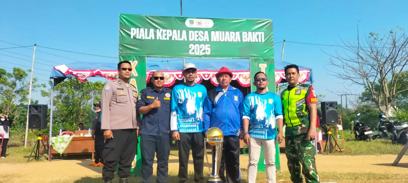 Piala Bergilir Kades Muara Bakti 2025 Resmi Dibuka, Kades Tekankan Sportivitas dan Persatuan Warga