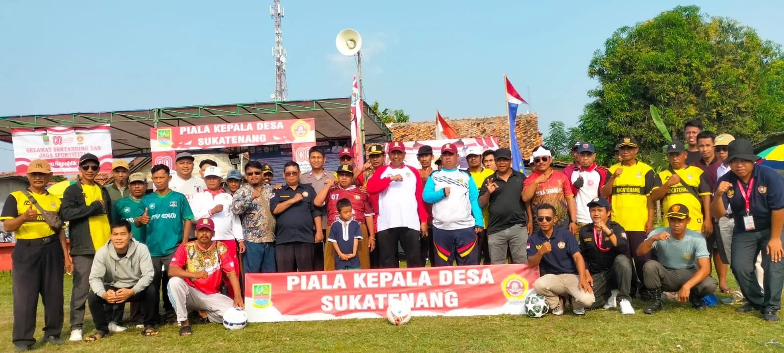 Desa Sukatenang Gelar Turnamen Sepak Bola HUT RI ke-80 dan Hari Jadi Kabupaten Bekasi ke-75
