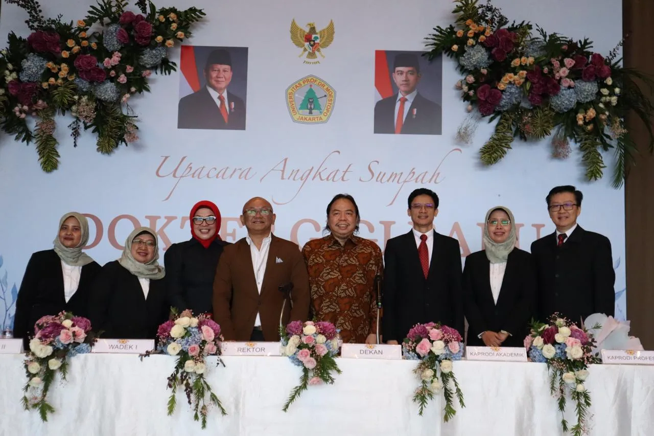 FKG Universitas Moestopo Kukuhkan 36 Dokter Gigi Baru, Tegaskan Komitmen pada Profesionalisme dan Integritas