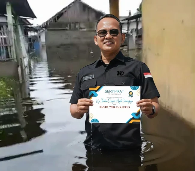 Alhamdulillah Dapat Sertifikat Banjir Terlama