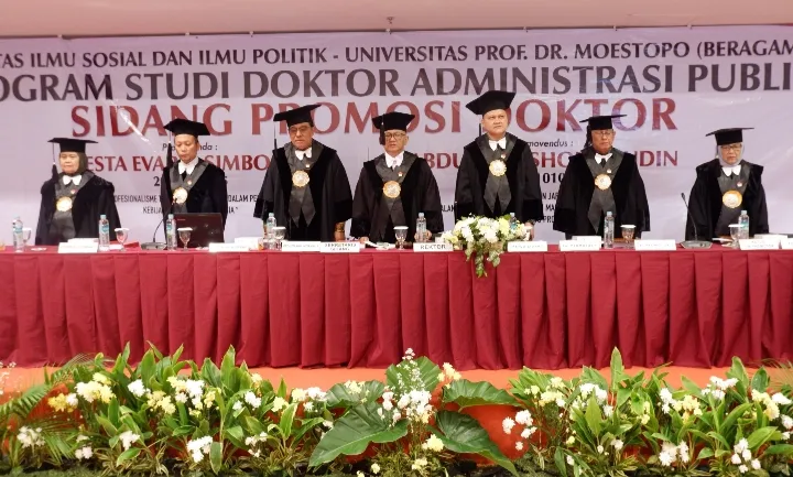 Universitas Moestopo Gelar Sidang Terbuka Doktor Program Studi Administrasi Publik