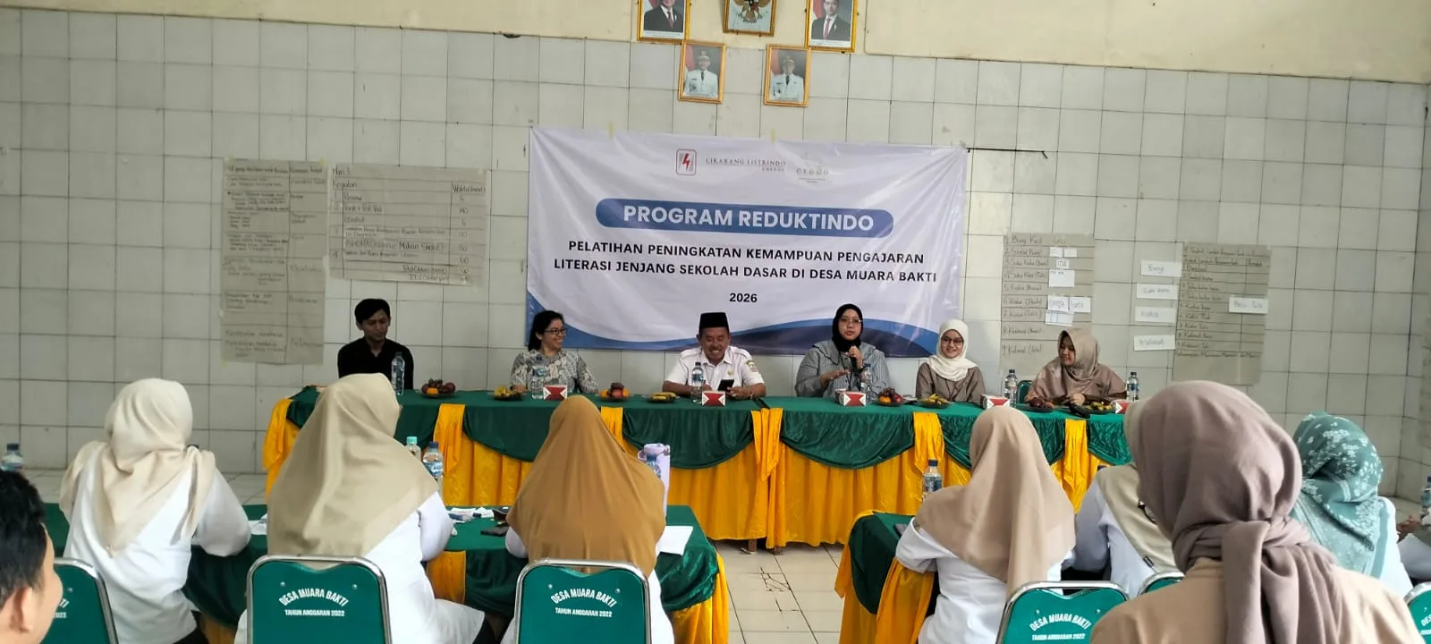 Kades Muara Bakti Apresiasi Program Reduktindo: Tingkatkan Kemampuan Pengajaran Literasi Guru SD