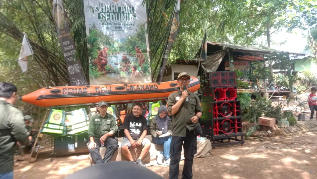 Gelar Hari Air Sedunia di Hutan Bambu, Rehab Kali Cikarang Serukan Aksi Nyata Jaga Lingkungan