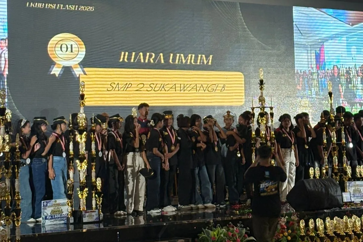 SMPN 2 Sukawangi Borong Prestasi di LKBB BSI FLASH 2026