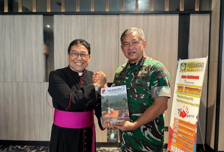Kasad Terima Audiensi Wakil Uskup TNI-Polri, Perkuat Sinergi Pembinaan Rohani Prajurit