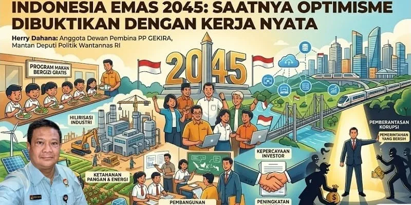 Herry Dahana: Indonesia Emas 2045 Harus Dibangun dengan Kerja Nyata, Pemerintahan Bersih, dan Kepemimpinan Berani