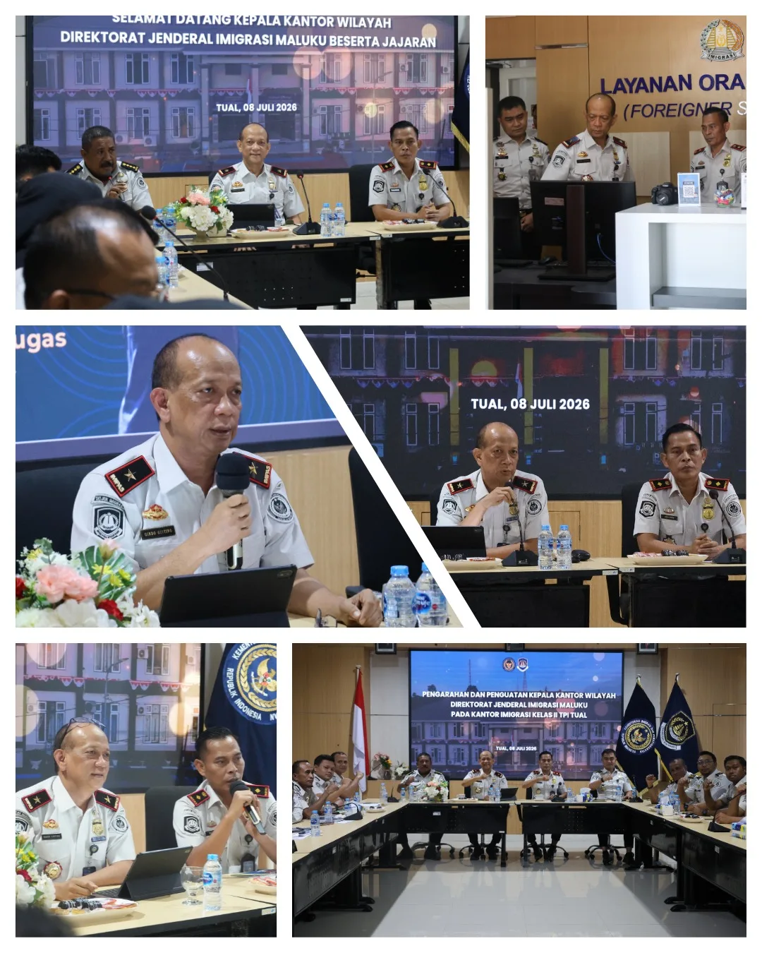 Kakanwil Imigrasi Maluku Dorong Kanim Tual Percepat Reformasi Birokrasi dan Tingkatkan Pelayanan Jemput Bola