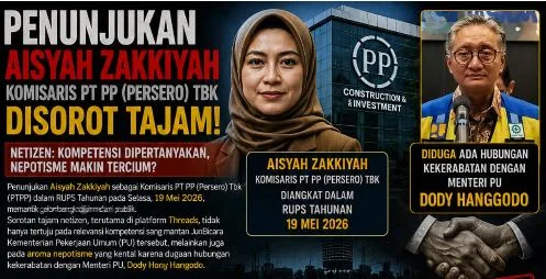 Polemik Penunjukan Komisaris PT PP, Pengamat Dorong Transparansi dan Penguatan Tata Kelola BUMN