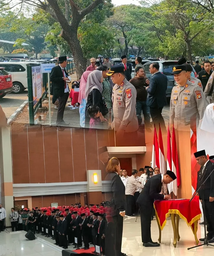 1.556 Anggota BPD Kabupaten Bekasi Resmi Dilantik, Polres Metro Bekasi Kerahkan 190 Personel untuk Pengamanan