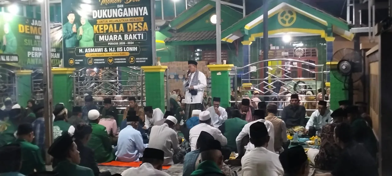 Menjelang Pilkades Muarabakti, H. Asmawi Gelar Istighosah dan Doa Bersama