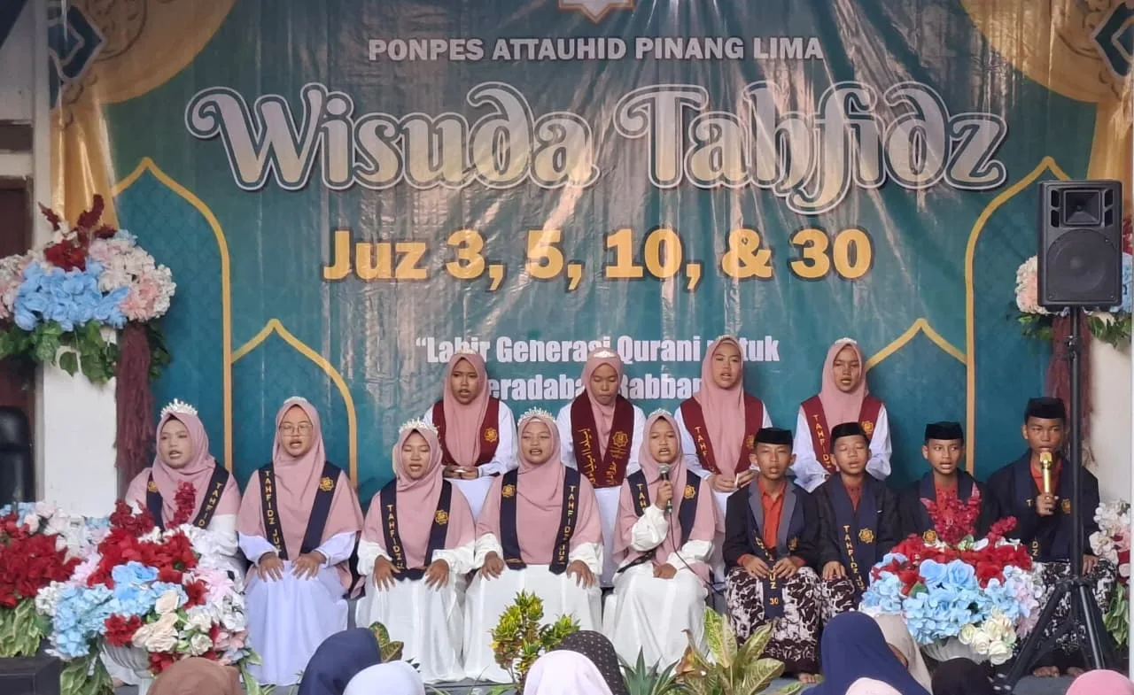 Ponpes Attauhid Pinang Lima Wisuda 13 Santri Tahfidz, Lahirkan Generasi Qurani untuk Peradaban Cahaya