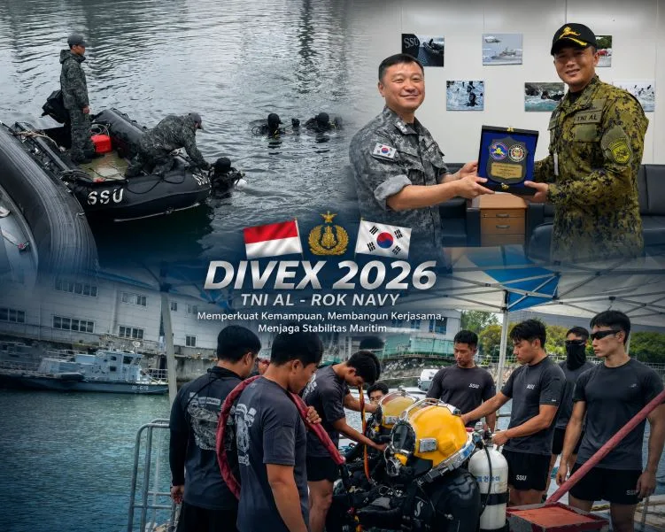 TNI AL dan ROKN Perkuat Kemampuan Penyelaman dan SAR Bawah Air Lewat DIVEX 2026