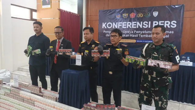 Bea Cukai Banjarmasin Gagalkan Penyelundupan Emas 1 1 Kg dan Juta Batang Rokok Ilegal