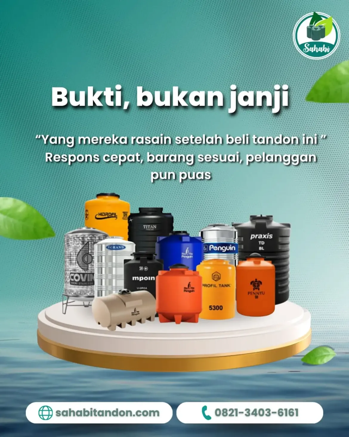 Sahabi Tandon Bukan cuma cepat pengiriman dan pelayanan ramah